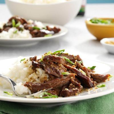 slow cooker bulgogi {koreaans rundvlees}