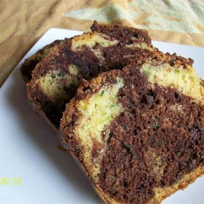 chocoladegolf courgetoppebrood