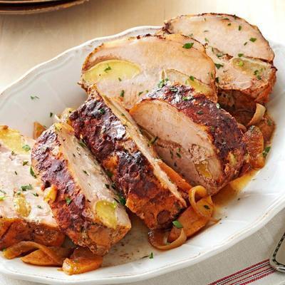 appel kaneel slowcooker varkenshaas