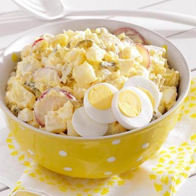 romige aardappelsalade met picknick