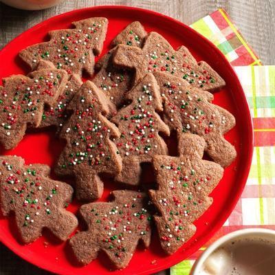 chocolade zandkoek bomen