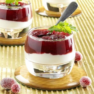 gekruide met cranberry bedekte cordials