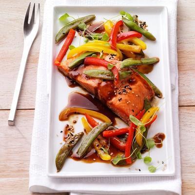 gegrilde zalmpakketten