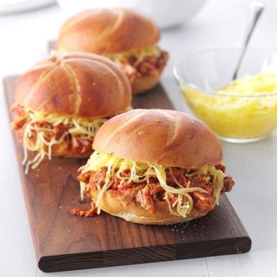 Italiaans getapt varkensvlees met wormen