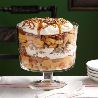 pompoen toffee crème trifle
