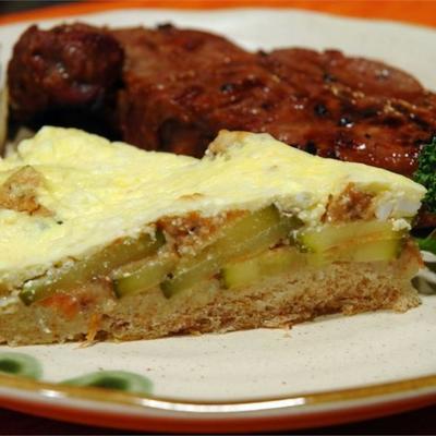 broodkorst courgette quiche