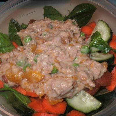 oranje gember tonijnsalade