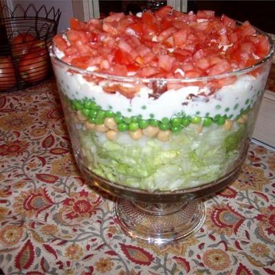 gelaagde salade