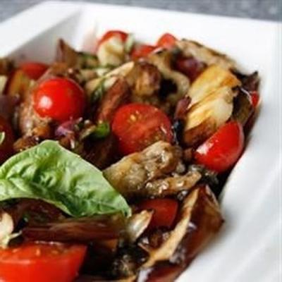 aubergine tomatensalade