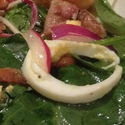 bermuda spinazie salade