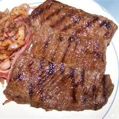 porselein meer gebarbecued steak