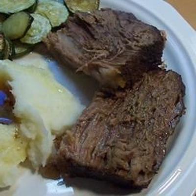 rump roast au jus