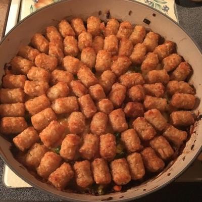 hartige tater tot ovenschotel