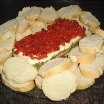 pesto torta (gelaagde spread)