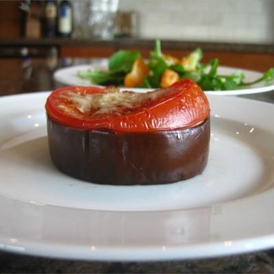 aubergine tomaat bakken