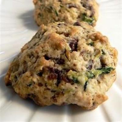 st. patrick's day courgette-havermout koekjes