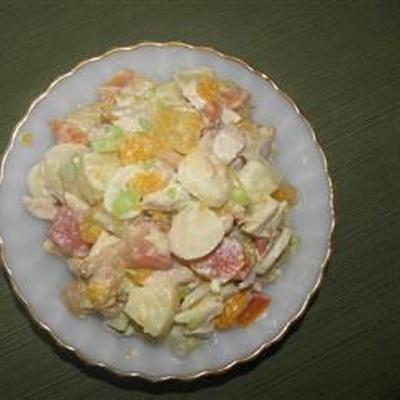 tropische kippensalade