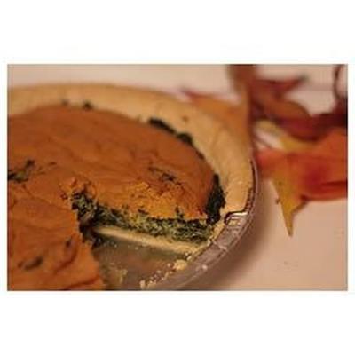 spinazie pompoen swirl quiche