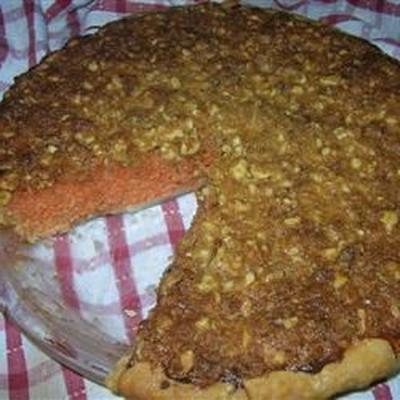 wortel pecannoot crunch taart