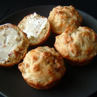spek cheddar bieslook muffins