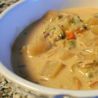 slow cooker clam chowder