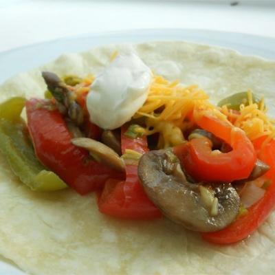 vegetarische fajitas