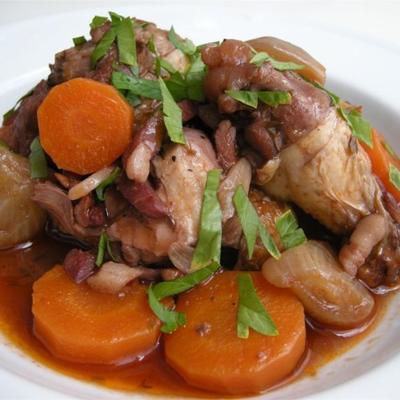 eenvoudig coq au vin