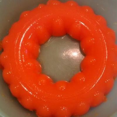 oranje sorbet gelatine schimmel