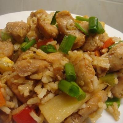Chinese kip gebakken rijst i