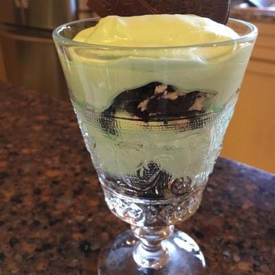 creme de menthe sprinkhanen taart
