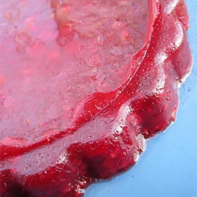 cran-raspberry gelatine schimmel