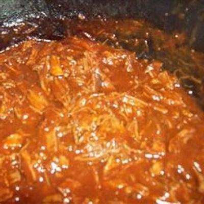 slowcooker barbecue rundvlees