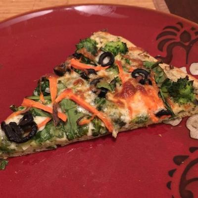 veggie ranch pizza