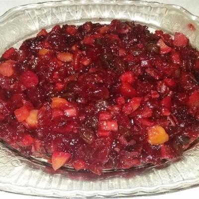 pittige cranberry chutney