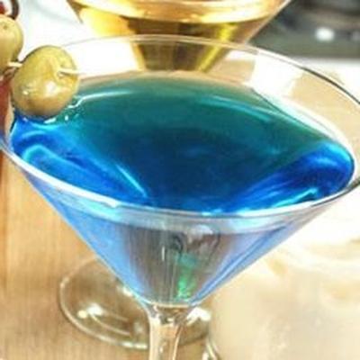 blauwe lucht martini