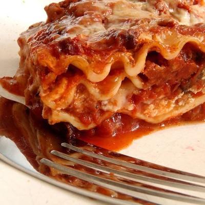 zelfgemaakte lasagne