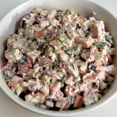 imitatie krabvlees salade