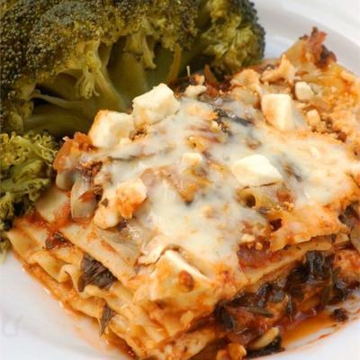 artisjok spinazie lasagne