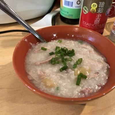 kantonees mager varkensvlees congee