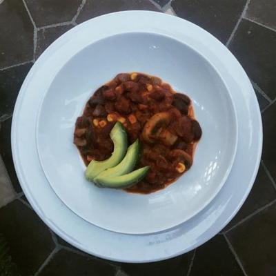 veganistische taco-chili