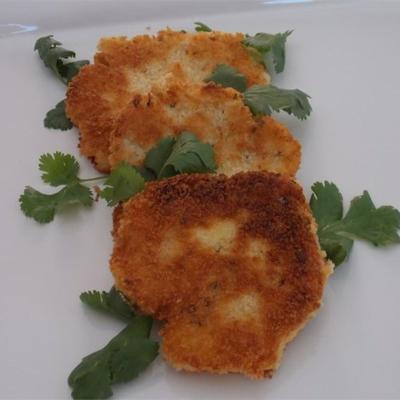 aardappel en brood schnitzels