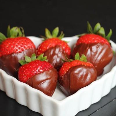 chocolade aardbeien