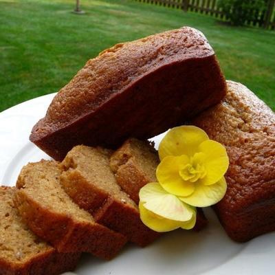 kantaloepbrood met pralineglans