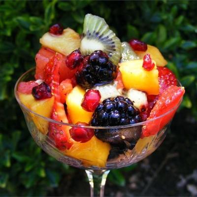 pittige maanzaad fruitsalade