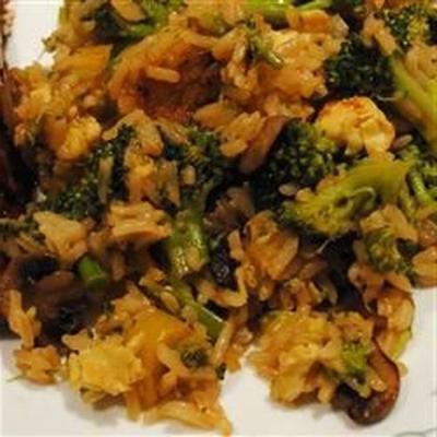 broccoli en rijst roerbakken