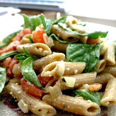 tomaat basilicum pasta