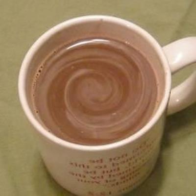 pindakaasboter warme chocolademelk