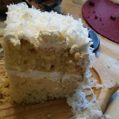 romige kokos cake
