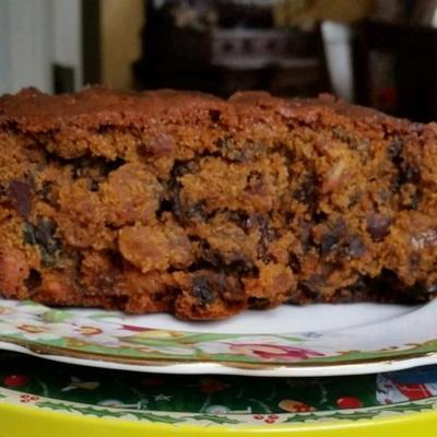 rijke donkere fruitcake