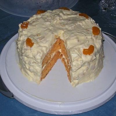 oranje zonneschijn cake